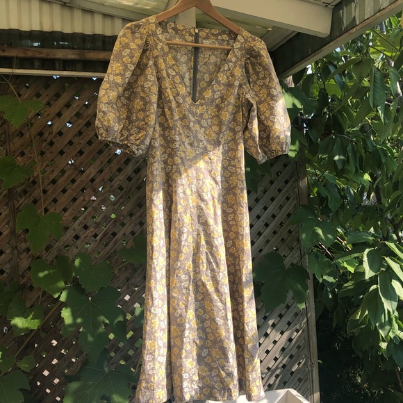 Rebecca Taylor Floral Midi Dress - Picture 1 of 5